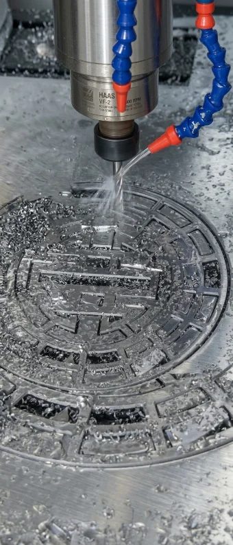 CNC milling of aluminium