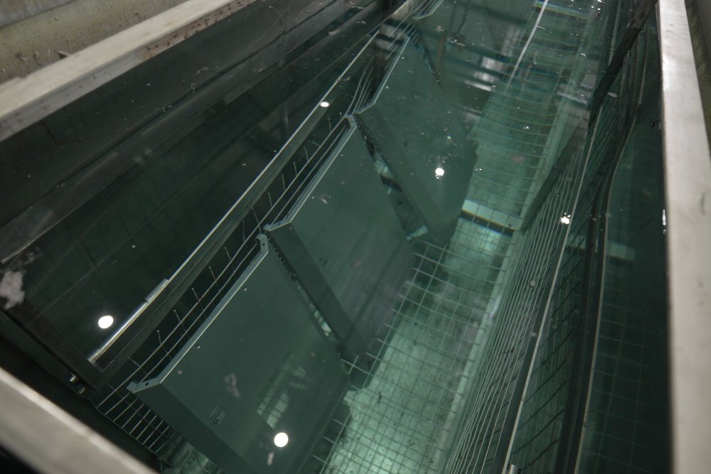 Aluminium parts in the chemical pre-treatment tank
